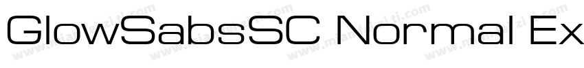 GlowSabsSC Normal Ext字体转换
